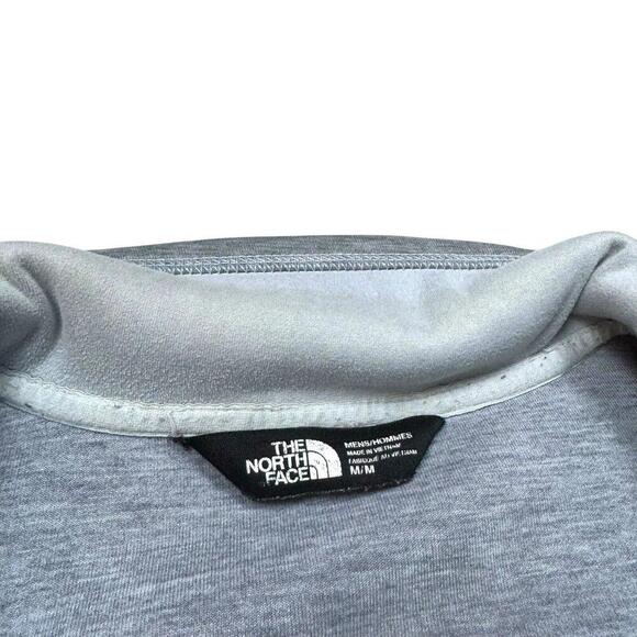 The North Face Jacket MEN Full Zip Jacket Size Medium Gray Outdoor Layer Pocket - Picture 3 of 8